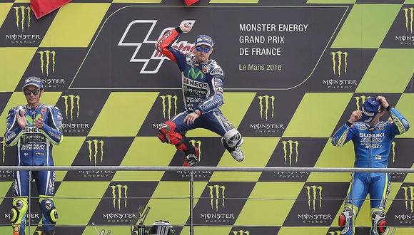MotoGP: Jorge Lorenzo vence en Le Mans y es el nuevo líder 