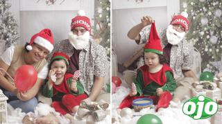Ernesto Pimentel comparte tierna sesión de fotos navideñas con su pequeño Gael