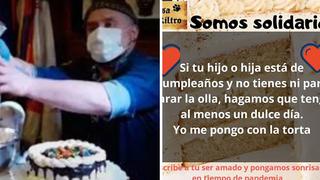 Hombre regala tortas de cumpleaños a niños de bajos recursos en plena pandemia del Covid-19 | FOTOS