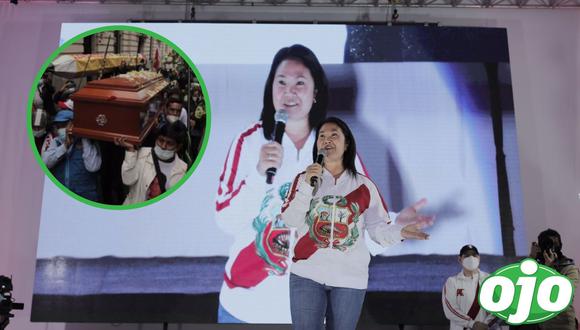 Keiko Fujimori denuncia ‘guerra sucia’ de Perú Libre y Pedro Castillo. Foto: (GEC).