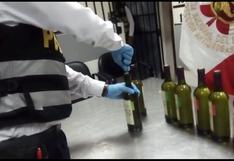 PNP capturó a burriers que pretendían transportar drogas en artesanías y vinos