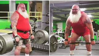 Navidad 2016: musculoso Papá Noel sorprende con esta rutina de ejercicios (FOTOS)