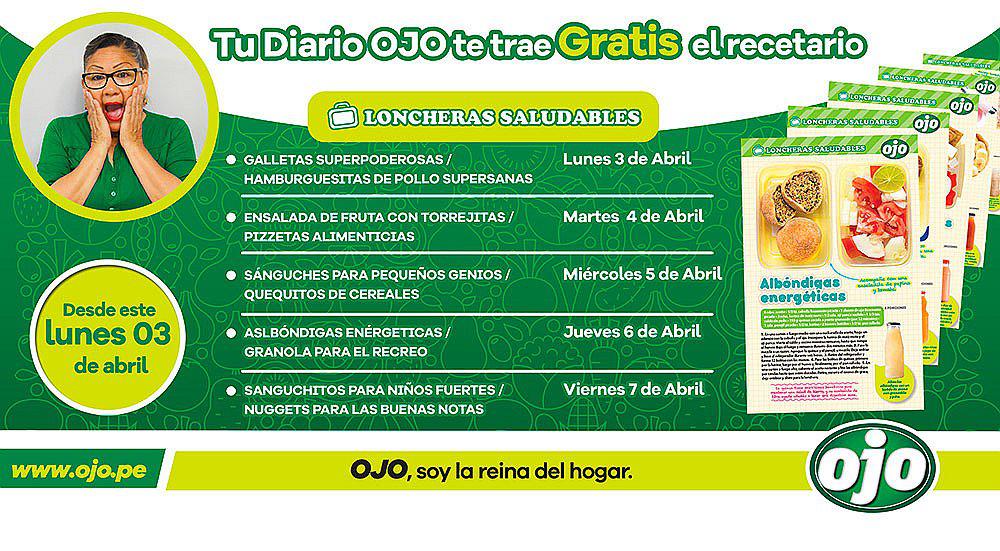 Recetario “Loncheras saludables”