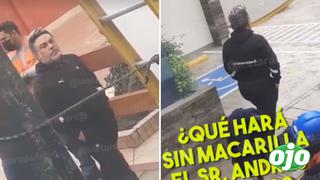 Andrés Hurtado es captado caminando por las calles sin mascarilla 