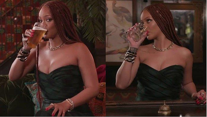 Rihanna bebe de más durante entrevista y así terminó la cantante │VÍDEO