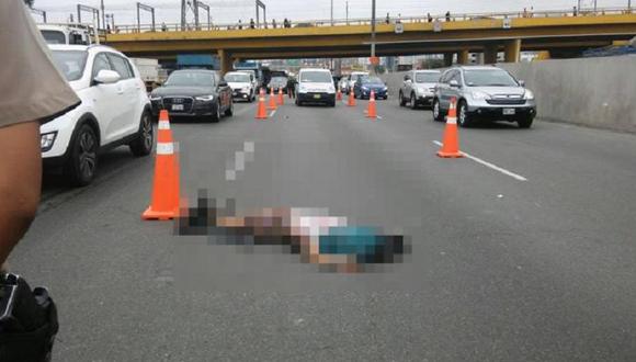 SJM: Joven muere atropellado cerca al Puente Atocongo 
