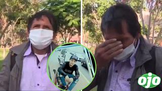 Padre de peruano lanzado desde puente rompe en llanto al llegar a Lima desde Huánuco | VIDEO