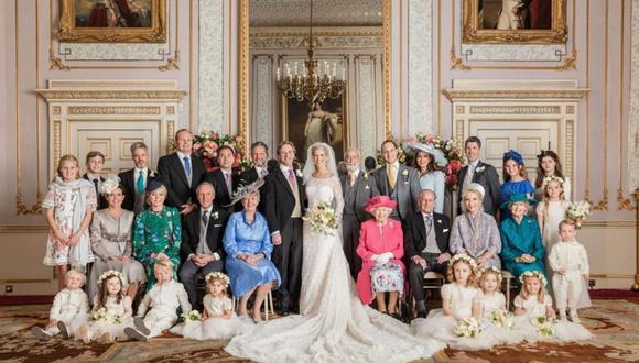 A la boda real de Lady Gabriella Windsor con Thomas Kingston asistieron la reina Isabel II y el duque de Edimburgo. (Foto: @hugoburnand / Instagram)