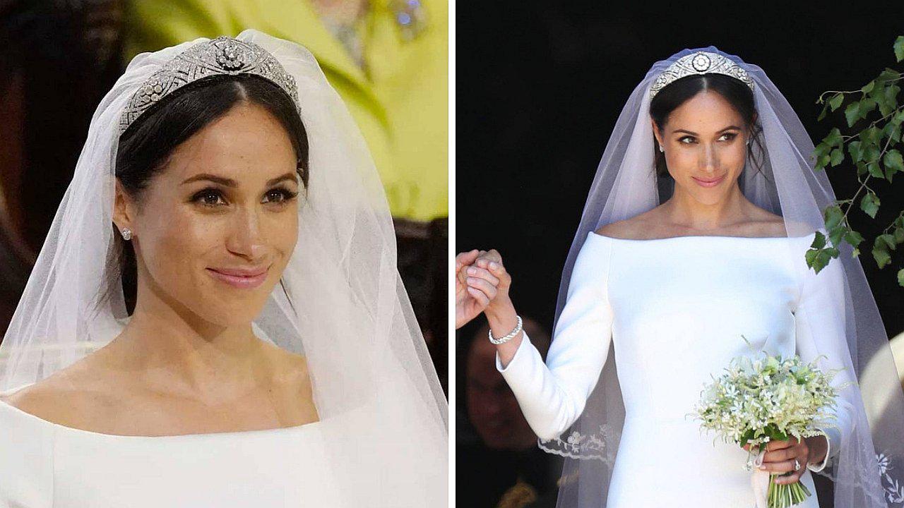 ​Meghan Markle confiesa el "secreto" que escondía su vestido de novia (FOTOS)