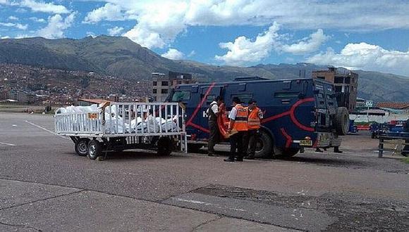 Cusco: Decomisan más de 200 kilos de oro a punto de despegar