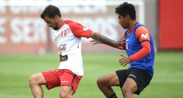 El entrenamiento dominical de la selección peruana en Videna. (Foto: FPF)
