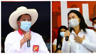 Se acorta la brecha: Pedro Castillo tiene 44% de votos y Keiko Fujimori 41%, según Datum
