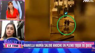 Gianella Ydoña sale en toque de queda para repartir alitas broster | VIDEO