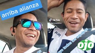 Venezolano hace TikTok con la camiseta de Alianza Lima y se hace viral : “Buena Chamo arriba AL”