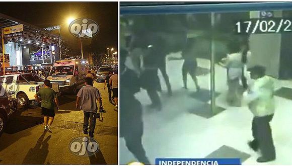 Independencia: cámaras de seguridad muestran la desesperación durante balacera (VIDEO)