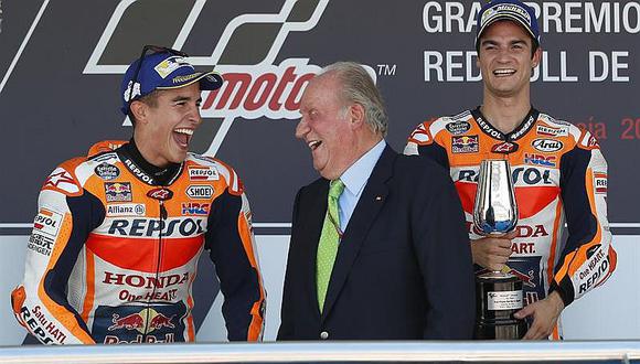 MotoGP: Dani Pedrosa gana el GP de España y celebra con Marc Márquez