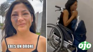 Magaly Solier reapareció golpeada, pero se negó a recibir atención médica: “Es un drone, así de simple”