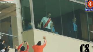 Martín Vizcarra estuvo en el Estadio Nacional para disfrutar del Perú vs. Uruguay | VIDEO