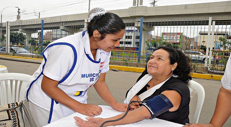 Municipalidad de Lima realiza campaña preventiva de hipertensión arterial 