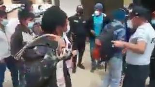 Policía es azotado a latigazos por un rondero que intentó ingresar a comuna | VIDEO