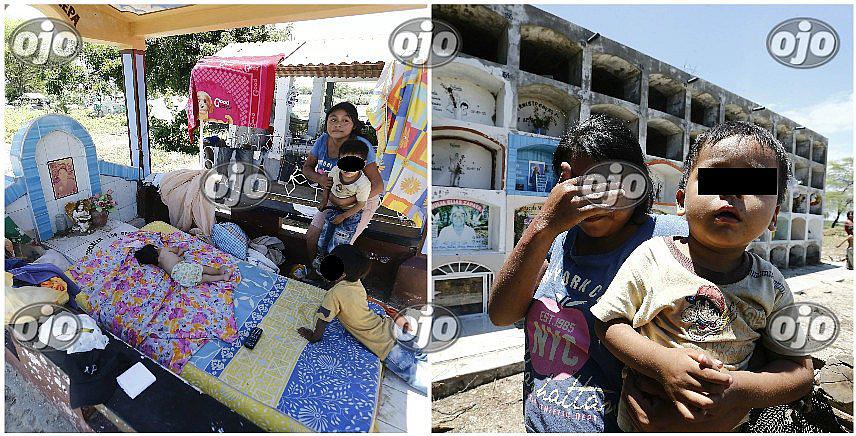Piura: familias salvan sus vidas refugiándose en cementerio de Catacaos