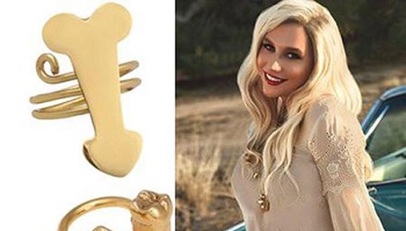 Kesha lanza línea de joyas en forma de pene