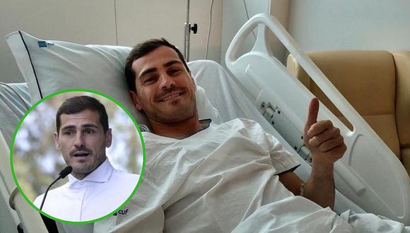Iker Casillas es dado de alta tras infarto: "No sé lo que será el futuro"