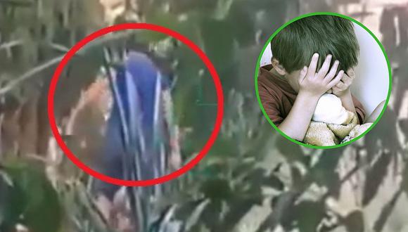 Las indignantes imágenes de una madre golpeando brutalmente a su hijo | VIDEO