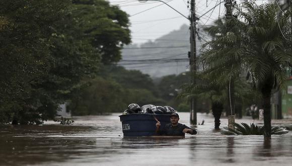 Las precipitaciones afectaron a más de 71,300 personas. (Foto: Anselmo Cunha / AFP)