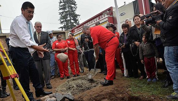 ​Surco: construyen nueva estación de bomberos para atender a más de 60 mil 