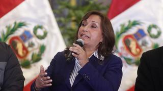 Dina Boluarte: “El alcalde electo de Lima desconoce su función y su rol porque no puede trabajar sin el Ejecutivo”