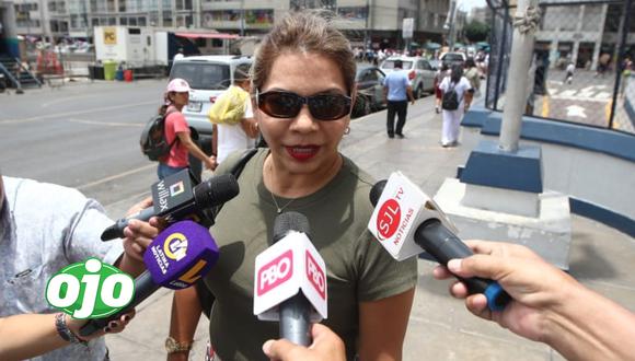 Lima 21 de Febrero del 2024
Declaraciones de la fiscal Marita Barreto , en los exteriores del ministerio Público en el centro de Lima.Fotos: jorge.cerdan/@photo.gec