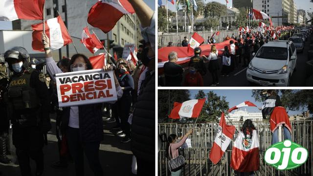 Protesta frente al Congreso de la República | diario OJO