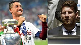 ​Cristiano Ronaldo y Lionel Messi entre los futbolistas mejor pagados del mundo