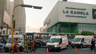 Avenida Brasil: siete personas heridas dejó choque entre bus y ambulancia en Breña