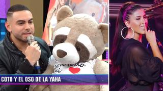 Coto Hernández muestra el peluche que Yahaira Plasencia le regaló: “Es un oso especial”│VIDEO