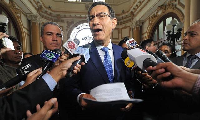 Martín Vizcarra exhorta al Congreso a debatir Reformas Políticas "sin trampas"  