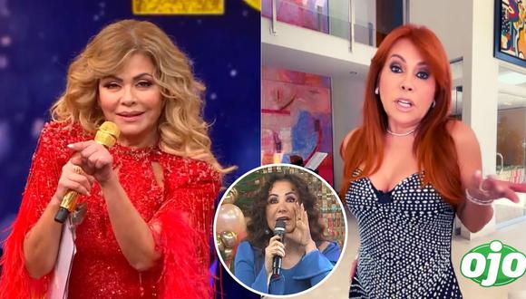 Magaly Medina responde a Janet por decirle "huachafa" | FOTO: Composición OJO - América TV - Instagram