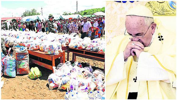 Papa Francisco demuestra su gran corazón y dona fuerte suma de dinero tras huaicos