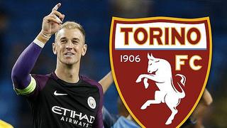 Joe Hart, portero del City, está en Italia para firmar con el Torino 