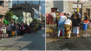Sedapal anuncia que restablecerá servicio de agua pero largas colas invaden Lima (VIDEO)