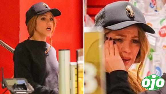 Shakira llorando desconsoladamente en New York | Imagen compuesta 'Ojo'