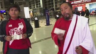 Hincha israelita vivió desafortunado momento en el aeropuerto de Brasil 