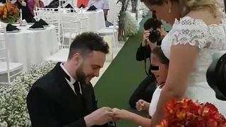YouTube: Recién casado hace la propuesta más tierna del mundo a hija de su esposa