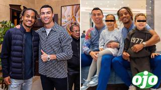 El emotivo momento que compartieron Cristiano Ronaldo junto a Andre Carrillo y sus hijos | FOTO