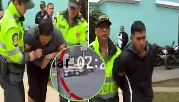 Delincuentes intentaban huir pero carro los embistió en Cercado de Lima | VÍDEO