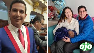 “¡Un coronababy!”: Congresista César Combina se convirtió en papá en plena pandemia del COVID-19 | VIDEO