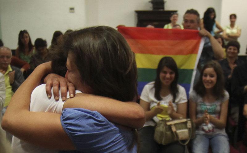Portugal celebra su primer matrimonio gay