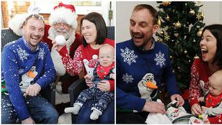 Navidad 2016: papá con cáncer terminal adelanta la Nochebuena por su bebé (FOTOS)