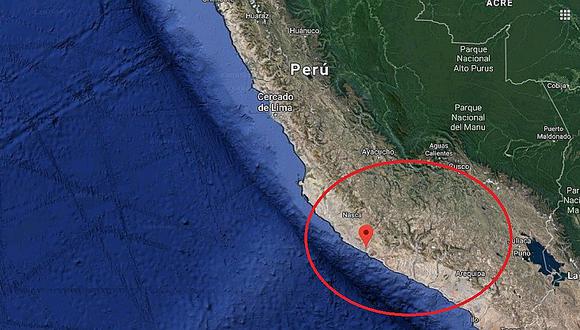 Sismo en Arequipa de 5.0 grados se registró esta madrugada en Yauca